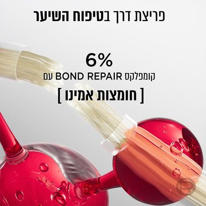 פריצת דרך בטיפוח השיער. 6 אחוז קומפלקס Bond Repair עם חומצות אמינו.