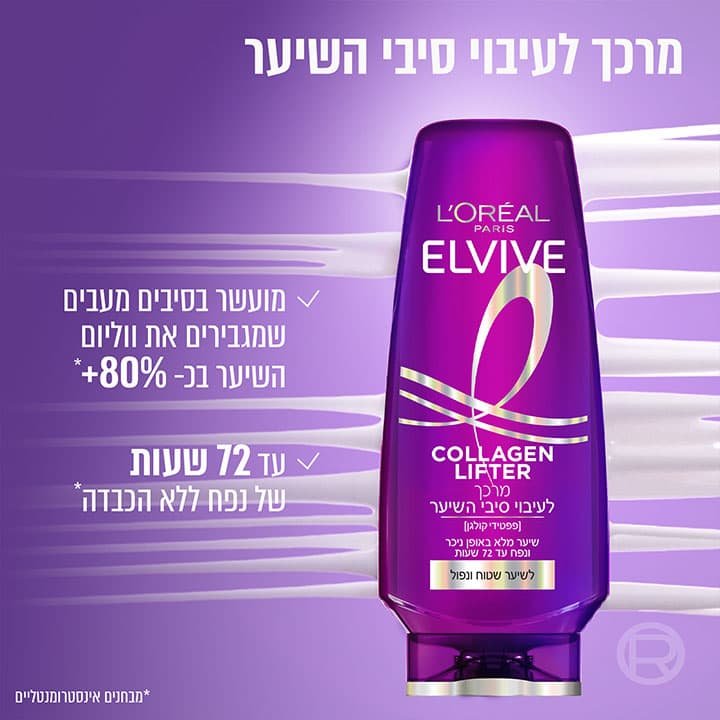 מרכך לעיבוי סיבי השיער. מועשר בסיבים מעבים שמגבירים את ווליום השיער בכ-80 אחוז. עד 72 שעות של נפח ללא הכבדה. מבחנים אינסטרומנטליים.