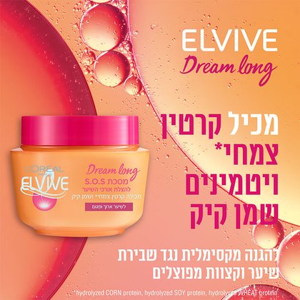 מכיל קרטין צמחי, ויטמנים, שמן קיק להגנה מקסימלית נגד שבירת שיער וקצוות מפוצלים