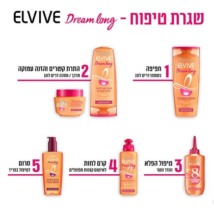שגרת הטיפוח של סדרת דרים לונג