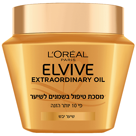 מסכה לשיער יבש Elvive Extraordinary Oil 