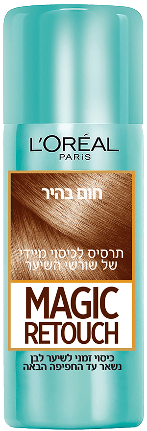 ספריי לכיסוי שורשים גוון חום בהיר' Magic Retouch