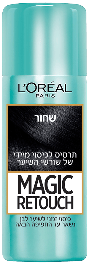 ספריי לכיסוי שורשים גוון שחור' Magic Retouch