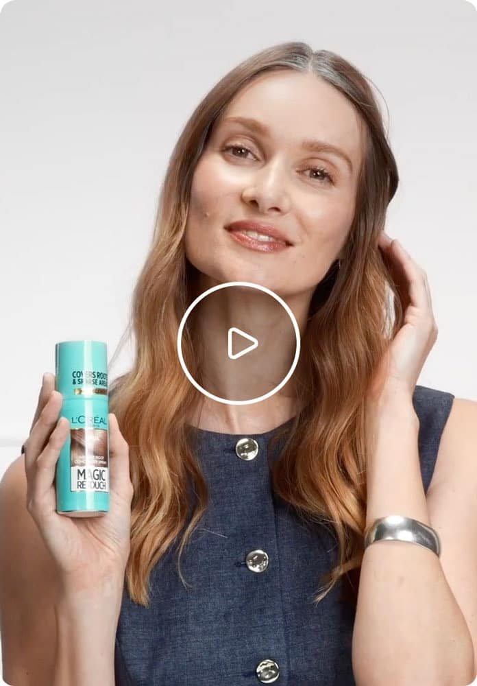 סרטון הדרכה לשימוש בספריי לכיסוי שורשים Magic Retouch