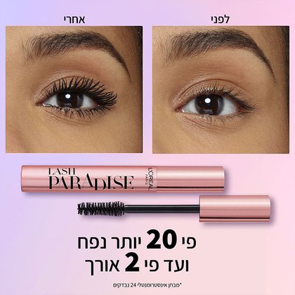פי 20 יותר נפח ועד פי 2 אורך. מבחן אינסטרומנטלי 24 נבדקים.
