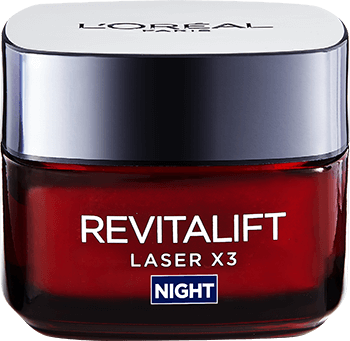 תמונת מוצר של קרם לילה לטיפוח הפנים Revitalift Laser X3 Hero